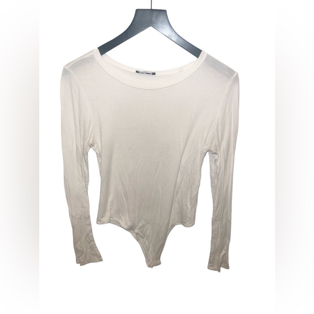 White Bodysuit, Long sleeve, Fashion Nova, Size: Large